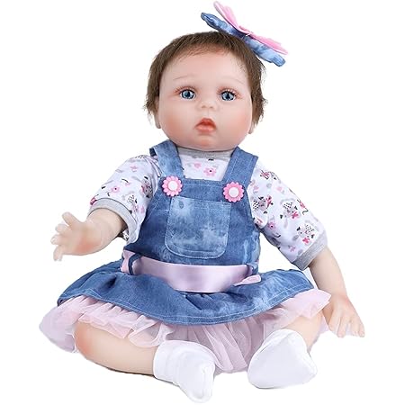 Ziyiui 55cm Poupee Reborn Fille Silicone Bebe Nouveau Ne Heureuse Garcon Yeux Ouvert Enfant Toddler Pas Cher Amazon Fr Jeux Et Jouets
