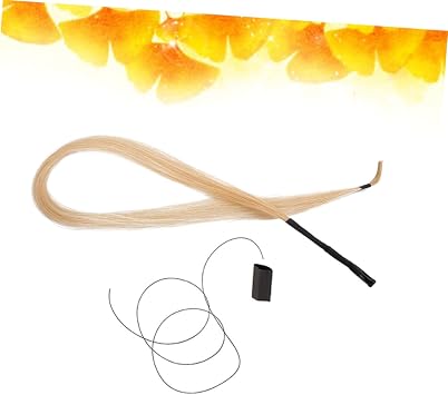 SUPVOX 2pcs Horse Hair Violin Cello Erhu Bow Hairs Traditional Bow Replacement