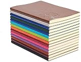 SINOBAND 8 Pack Bulk Journals, A5 PU Leather Colorful Writing Notebook, Journal Set Wide Ruled for C