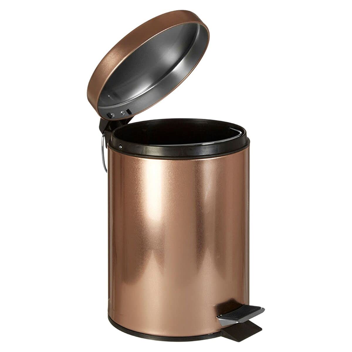Premier Housewares Kicthen - Papelera de Polipropileno, estaño, Oro Rosa, Talla única