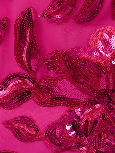 Adrianna Papell Women's Floral Sequin Short Dress3