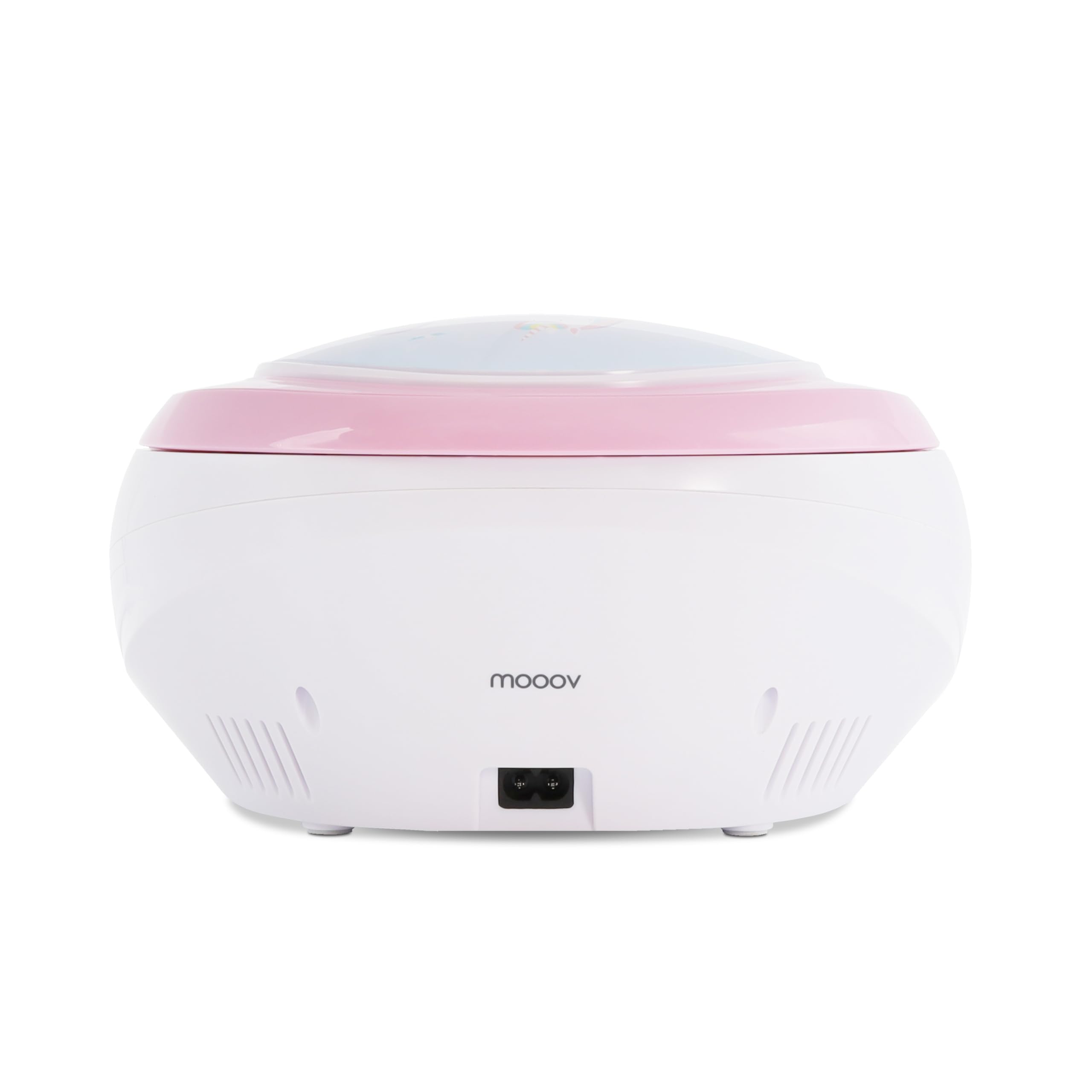 Mooov 477407 - Reproductor de CD portátil, Lector CD Audio CD-R/CD-RW, Puerto USB para MP3, Sonido estéreo de 6W, asa ergonómica, Unicornio