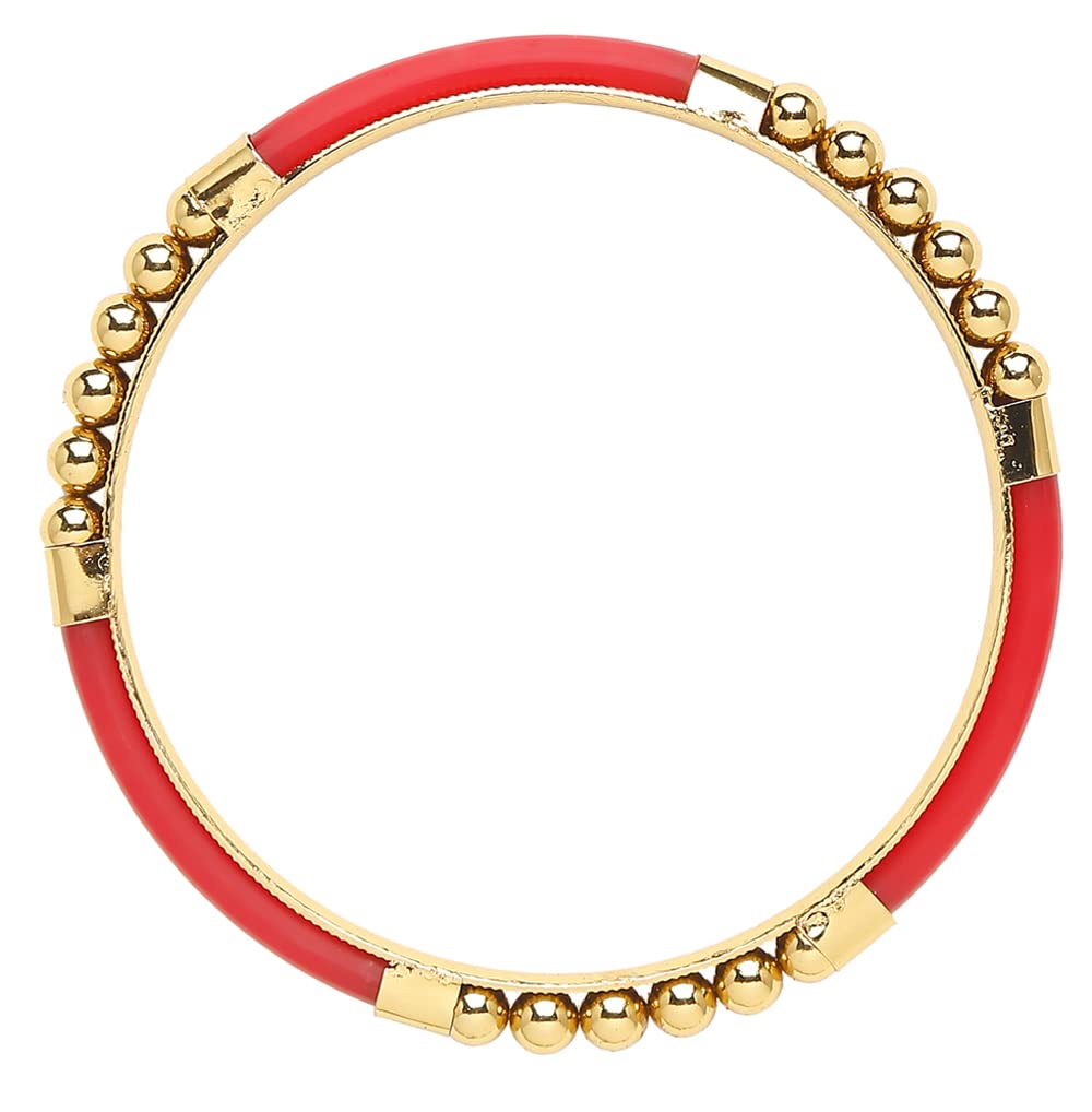 Antique Plated Set of 4 Traditional Bangle (11178b_2.8)