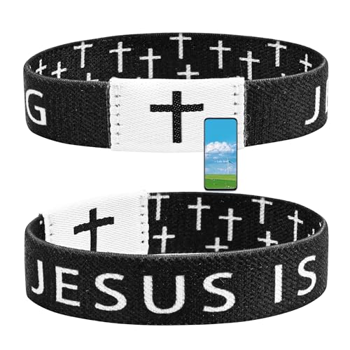 Pulsera religiosa Daily Bible Verse para mujer y hombre miniatura 1