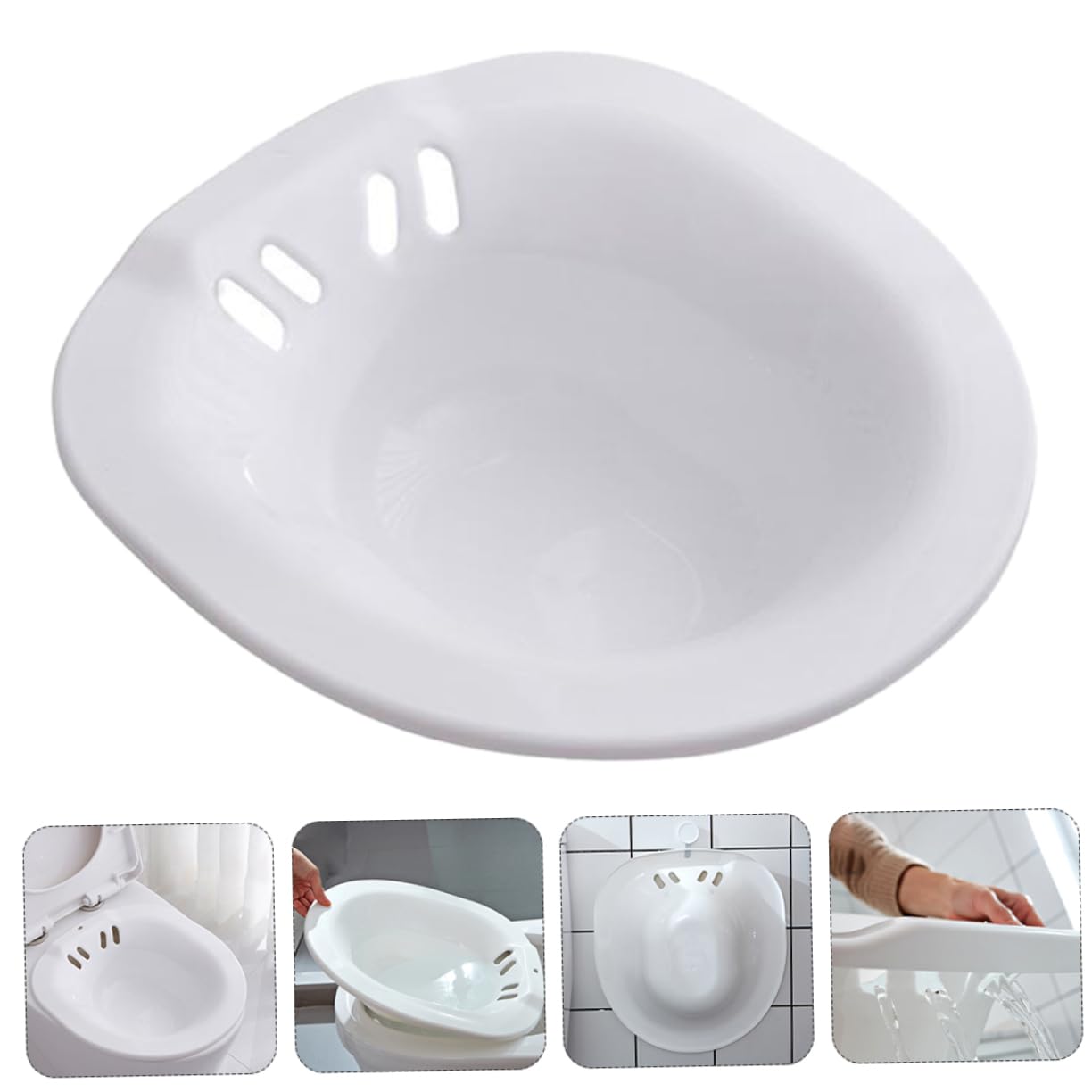 NOLITOY Postpartum Care Sitz Bath Soak Hemorrhoids Relief Bidet for Women Large Pregnant Women Wash Basin