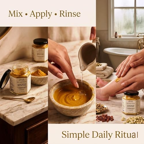 Image of Boy Babya€s Bath Powder| skin brighten | 21 Ayurvedic herbs like Rose Licorice Arjuna Green grams Red & White sandalwood ubtan | 100g )