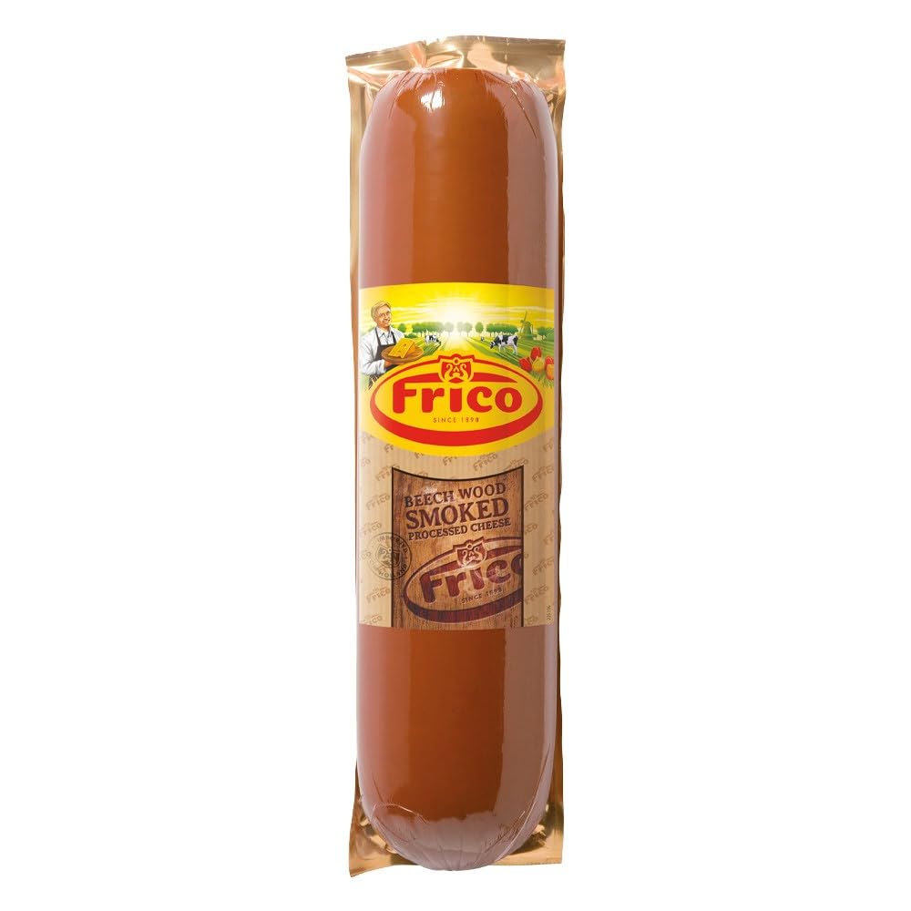 Fricoo Beech Wood Smoked Processed Cheese Log, 200g | Naturally Smoked Gourmet Cheese | Creamy, Aromatic & High Protein Snack | Imported from Holland-image-32