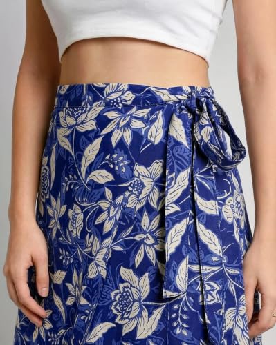 Image of Women's Long Wrap Around Maxi Skirt | Women Wear Long Skirt