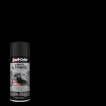 Dupli-Color Vinyl & Fabric Spray, Flat, Black, 11 oz