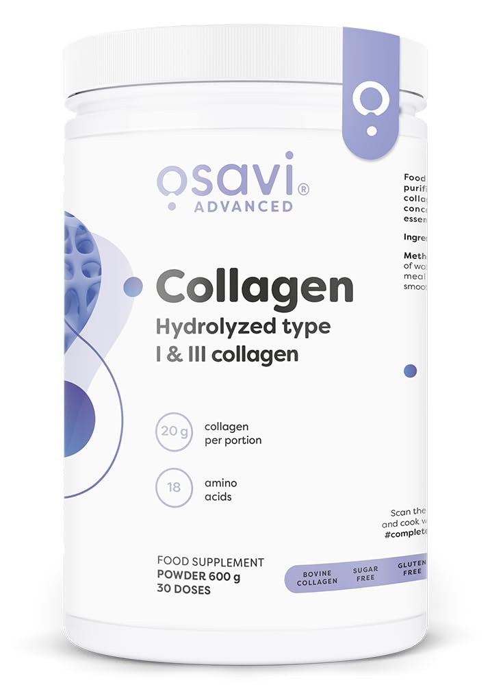 Osavi Collagen Peptides - Hydrolyzed Type 1 & 3 600G