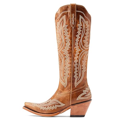 Image of ARIAT Women's Casanova Shades Of Grain 16In Top Cowgirl Boot Brown 12 B