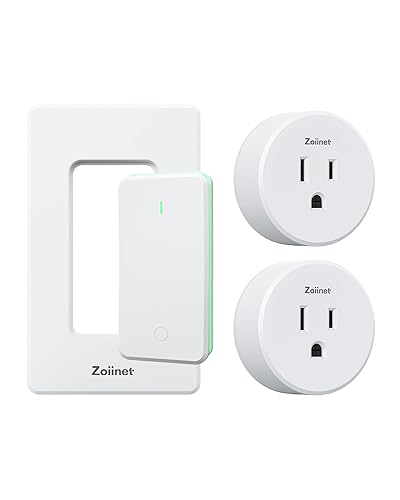 Interruptor de enchufe inteligente, salida WiFi de 2.4G, compatible con Alexa, Google Home, Smart Life y aplicación IFTTT, control de voz y