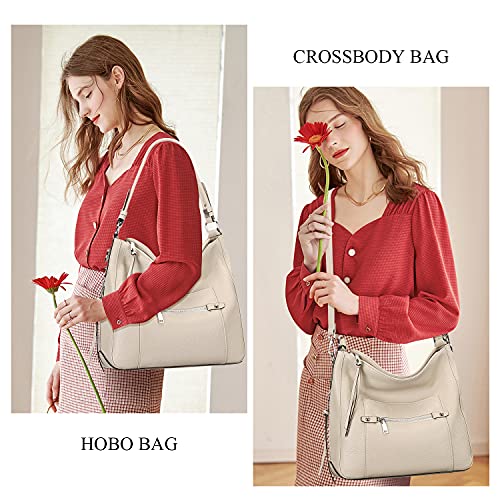 Image of Over Earth Hobo Purses and Handbags for Women Genuine Leather Shoulder Bag Crossbody Purse