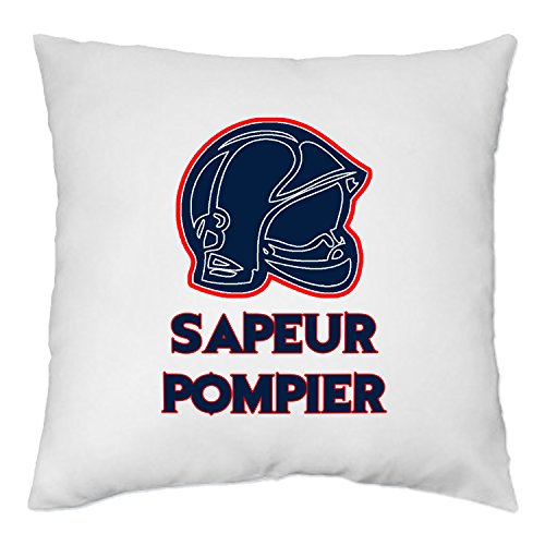 YONACREA - Coussin 40x40cm - Sapeur Pompier (sans garnissage)
