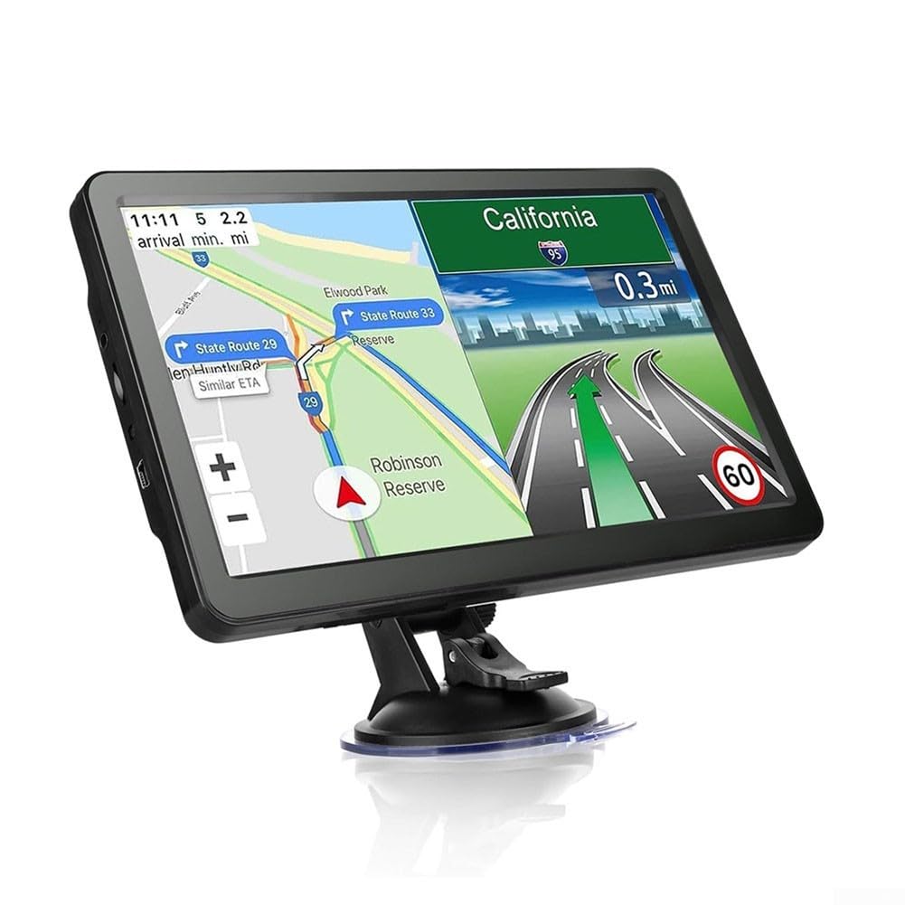 Navegador GPS de 9 pulgadas, navegador GPS para coche, camión, conductores comerciales 2025 para Europa, Reino Unido, Francia, más de 40 idiomas (en Europa)