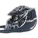 Helmet Predator Cosplay mask Riding Full face Helmet mask Detachable Cool (L, Gray)