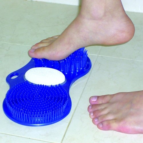 Foot/Sole Cleaner Shower Massager with Natural Pumice