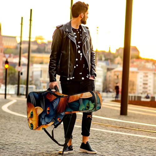 Sac pour guitare étanche Chat Coloré pour transporter vos accessoires sans rayure