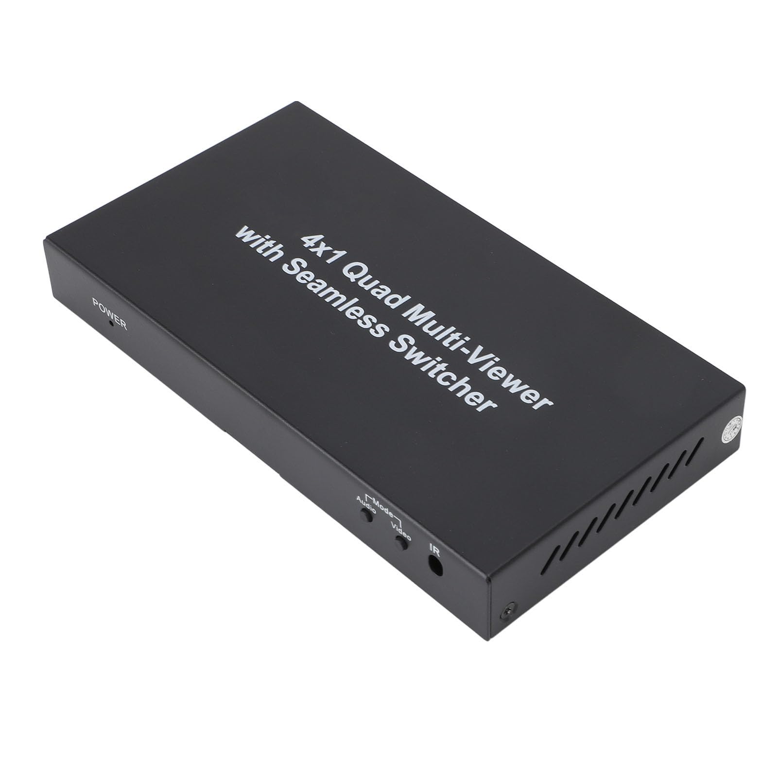 POENVFPO Płynny Multiviewer 4x1 Quad Multi Viewer do Kamer Monitorujących, 5 Trybów Wyświetlania, kompatybilność z Full HD (wtyczka UE)