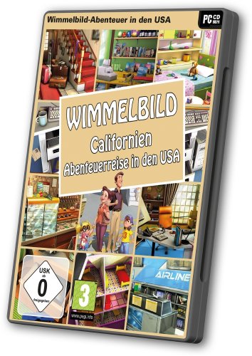 Preisvergleich Produktbild Wimmelbild: Californien Abenteuerreise in den USA