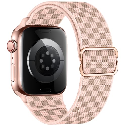 MXBRFDUF �t���[�����X�g���b�`�\�����[�v Apple Watch�o���h 38mm 40mm 41mm 42mm 44mm 45mm 46mm 49mm ���f�B�[�X �����Y �X�|�[�c�i�C�����e���X�g���b�v �ґg���X�g�o���h iWatch Series