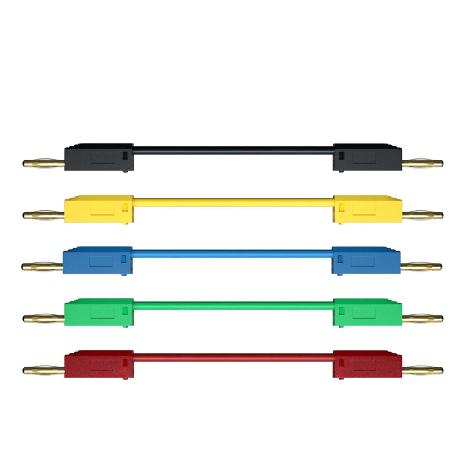 Professional 2mm Banana Leads High Accuracy Signals Transfer Gold Plate Secure Connection for Electronics Use Banana Plugs for Testing Equipment