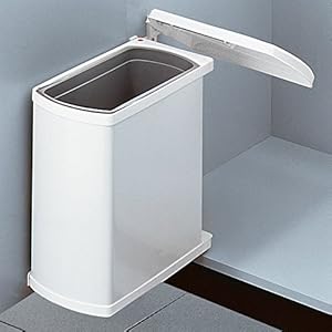 Hailo Uno 3418 Abfallsystem Drehtür Schwenktechnik / 18 Liter / 45 cm