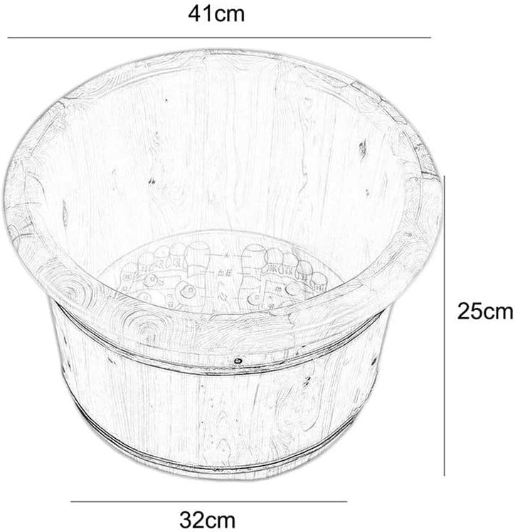 Spa de pies de madera cedro para masaje y relajación miniatura 2