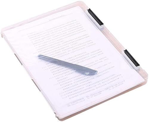 Nn A4 File Protable Project Case Clear Transparent Plastic A4 Document Maganizer Paper Protector Organizer Office Supplies Holder #TOP3