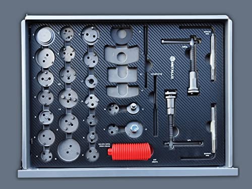 Merverd Metello Garage 4XL Werkzeugwagen Werkstattwagen gefüllt mit 10/10 alle kugelgelagert abschließbar gefüllt mit Profiwerkzeug – Bild 5