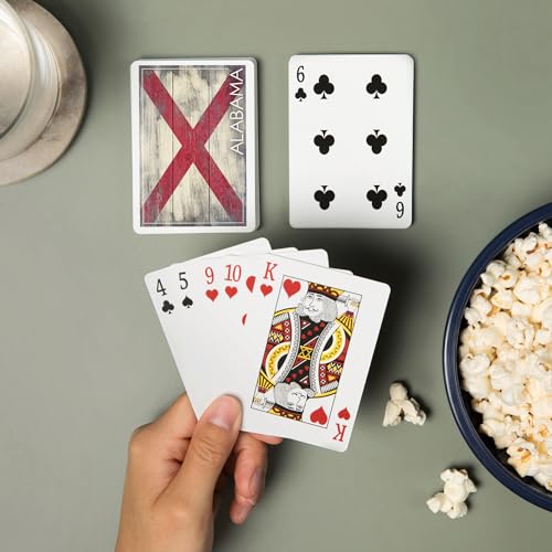 Lantern Press Alabama, baraja poker de 52 cartas miniatura 2