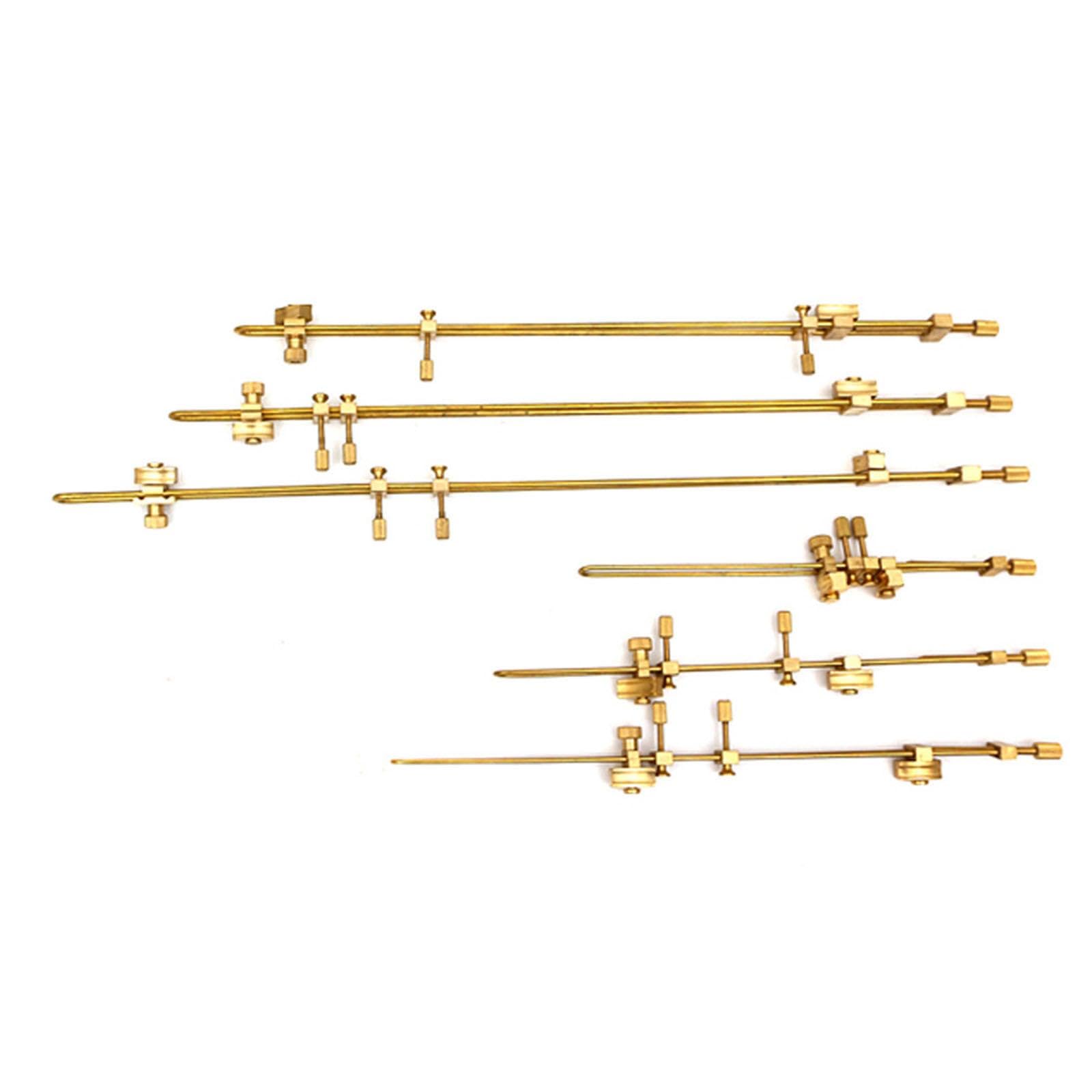 3 Teiliges Set Metall Rissreparaturklemmen für Violine, Bratsche Und Cello, Werkzeug Zum Spannen von Decke Und Boden für Instrumentenbauer, Groß