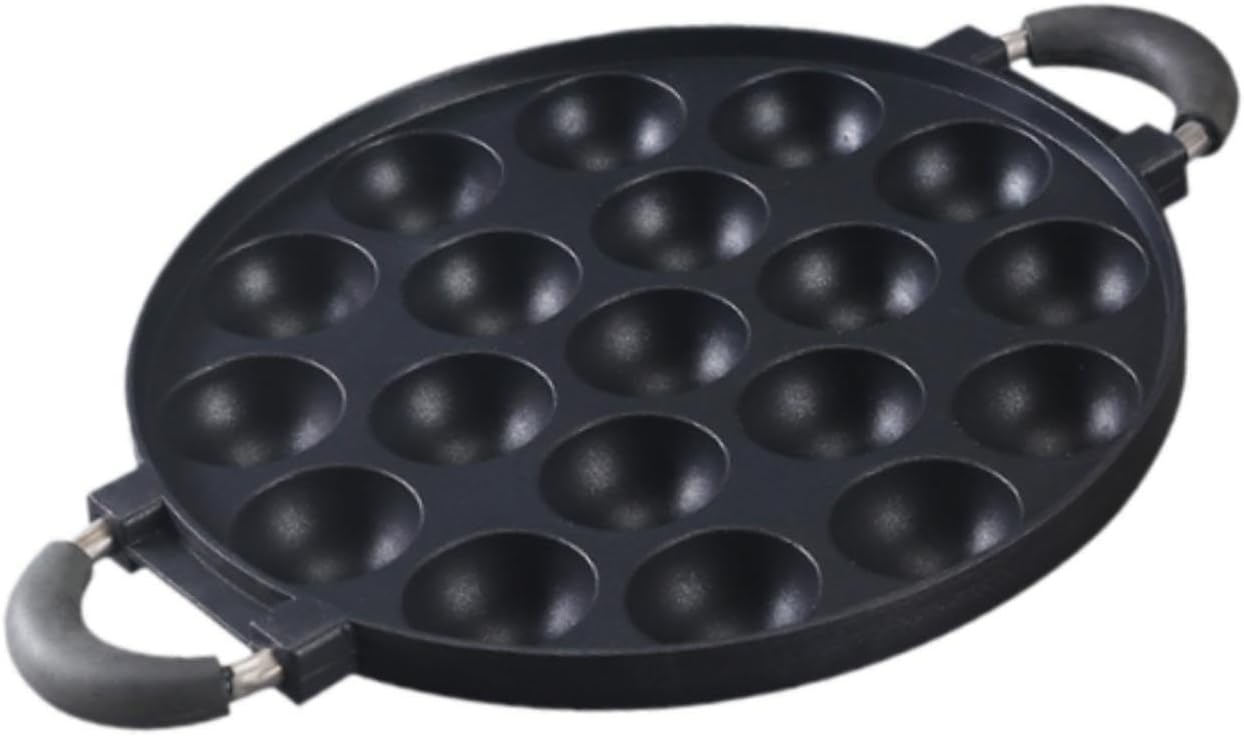 Donuts Maker Pan Mini Waffle Maker Nonstick Surface Donut Oven Pan Cake Model Plates Donut Baking Plate Desserts Snack Brunches- 19 Holes