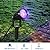 DECKALY Halloween Blacklight Spotlight 10W Purple LED IP65 Waterproof Outdoor Landscape Lighting with US Plug for Halloween Decorative,Dance Party,Stage Lighting,Body Paint,Yard,Lawn