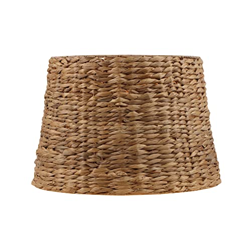 Image of Aspen Creative 32994, Handwoven Empire Spider Lamp Shade, Water Hyacinth, 13 inch Top x 16 inch Bottom x 11 inch Slant Height