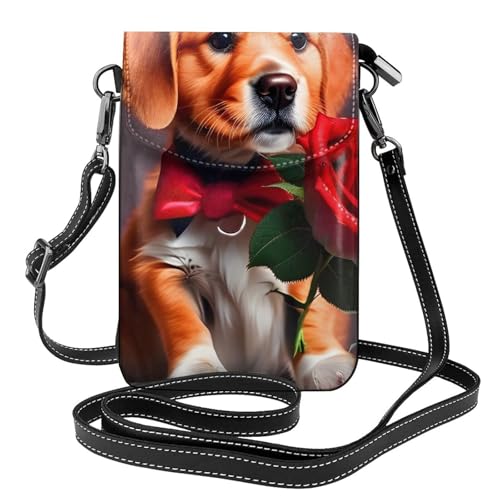 Téléphone portable pour femme avec son étui en cuir à offrir en cadeau