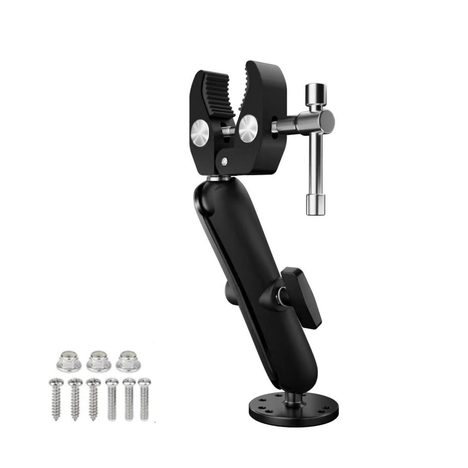 Support de moteur à la traîne orientable 360° anti-vibration pour barque de pêche