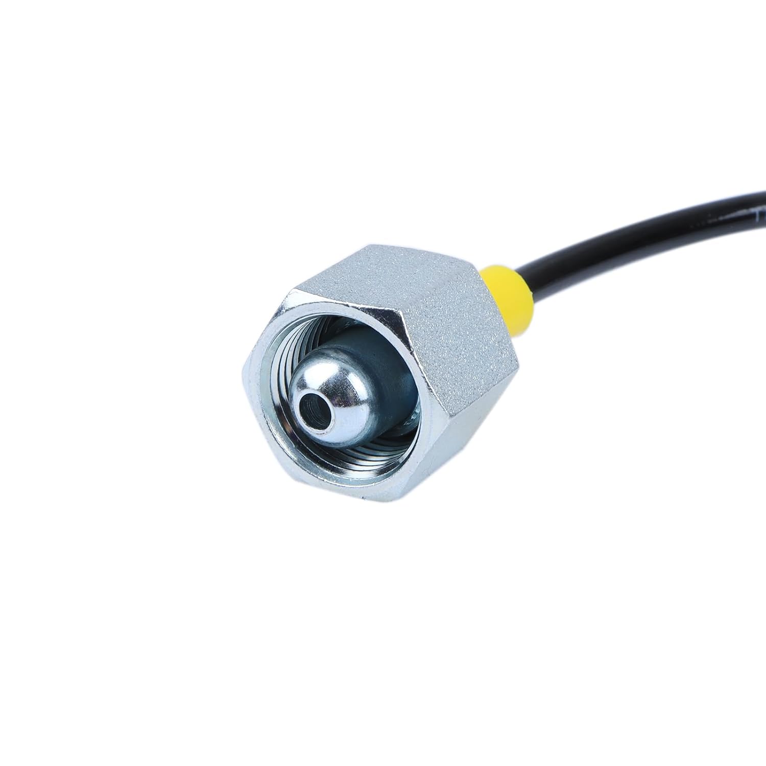 SINOCMP Hydraulic Nitrogen Accumulator Charging System and Pressure Test Kit, Hydraulic Pressure Gauge Kit with 1pc Gauge and 1pc Gas Hose (62Inch)