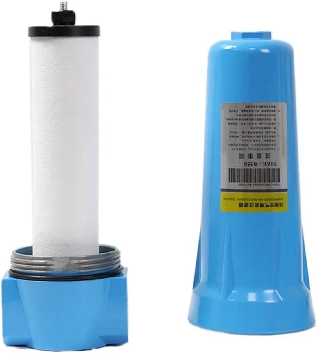 1Pcs QPS 015/024/032/060/090/120/150 Precision Filter Dryer Air Compressor Electric Line Oil Water Separator HD20B(024 Valve,Q Dust Filtering)