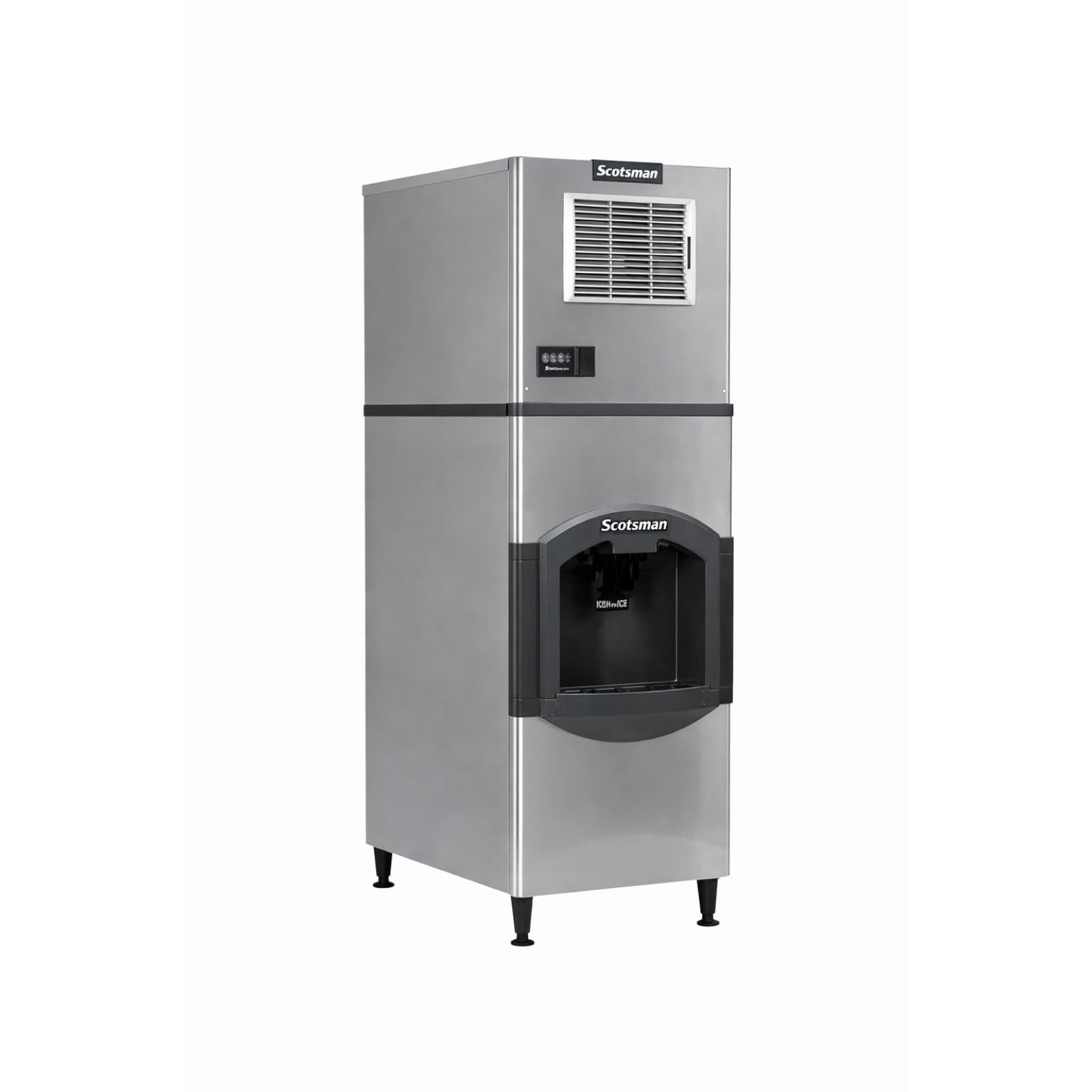 Scotsman Prodigy Elite Medium Cube 22" Ice Maker - 362 Lb/Day, 120 Lb Hotel Bin on Fridge.com - View 2