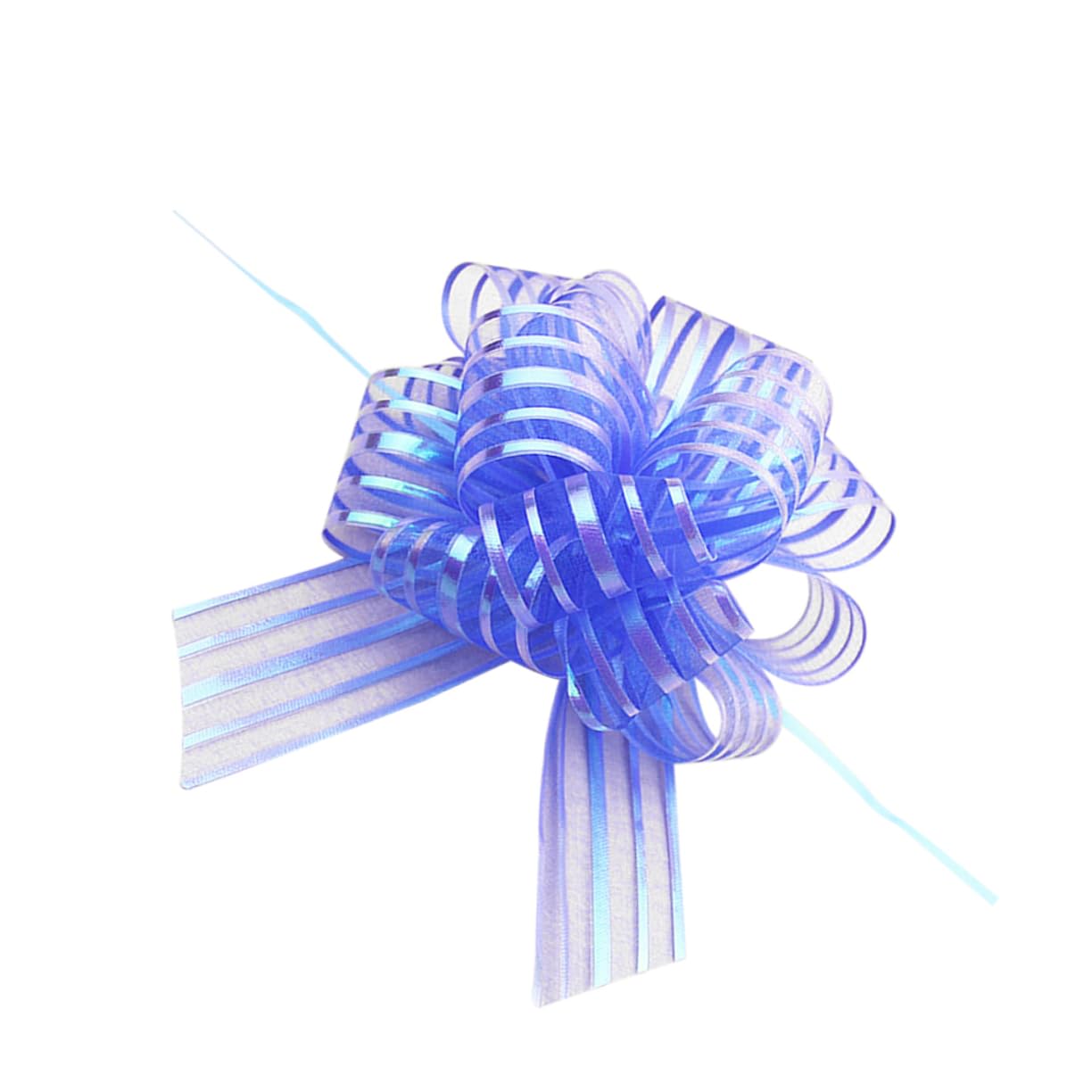 Operitacx 36pezzi Fiocchi Decorativi Per Matrimoni e Feste Da Coccarde Tulle Blu Per Decorazioni Festive e Regali Per Allestimenti Di Auto Sacchetti e Vasi