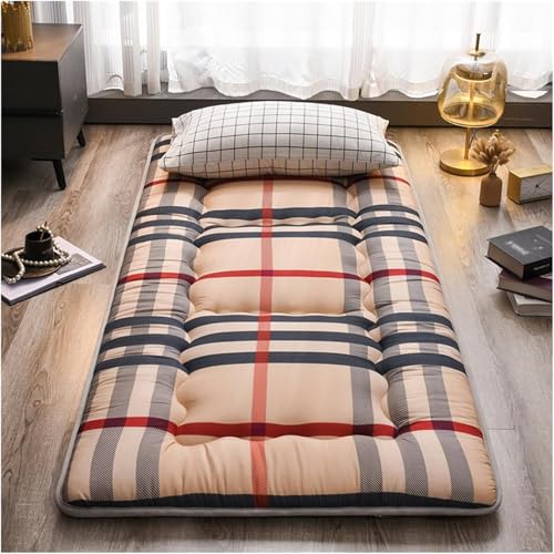 Japanische Futon-Matratze, Boden-Gästebett, Klappmatratze, tragbare Rollmatratze, Camping-Tatami-Matte, Bodenmatratze, superweiche Matratzenauflage...