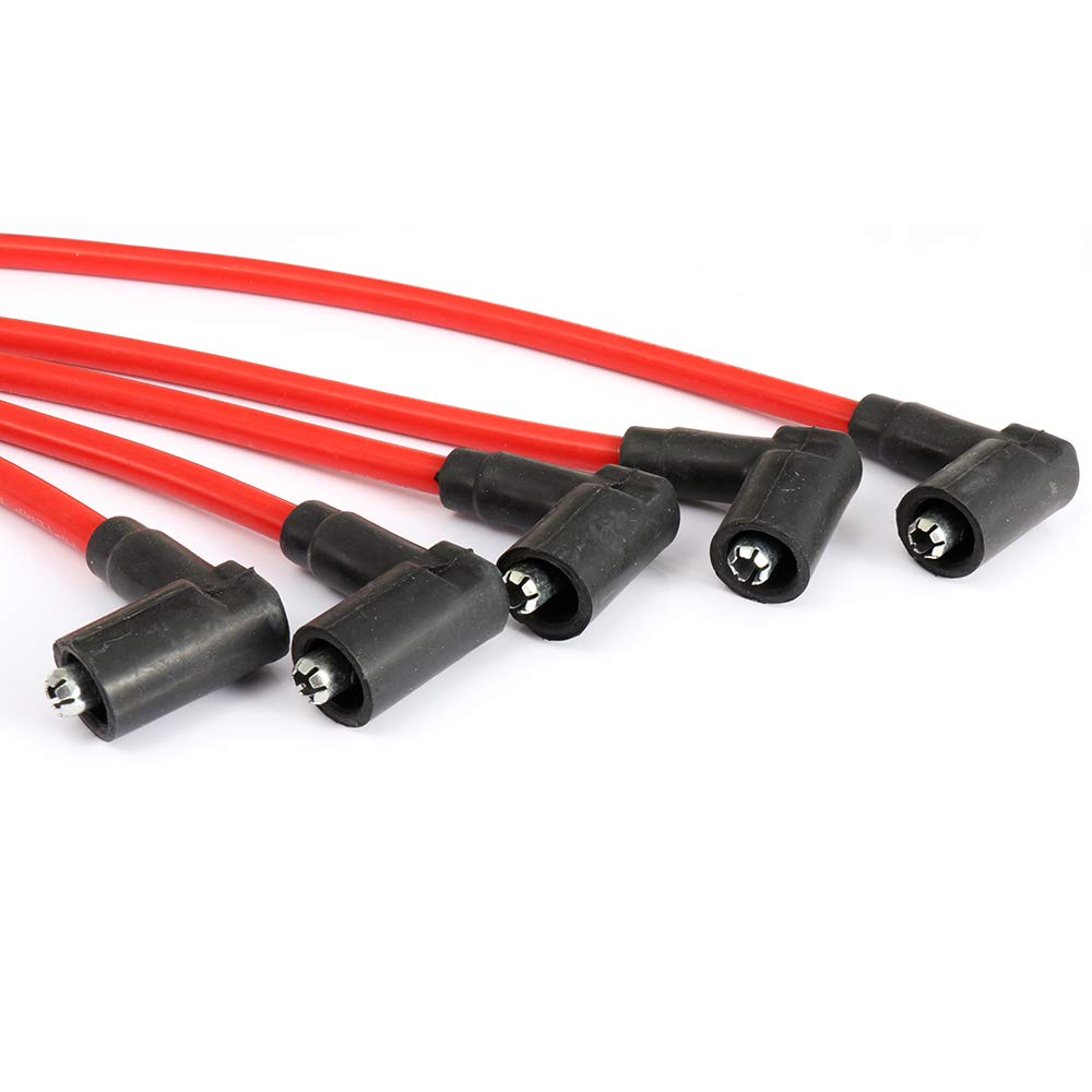 Set Cavi Candele NGK HE56 (9259) | 4 Fili Accensione Per Auto Con Rivestimento In Silicone