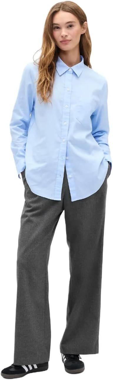 GAP Women's Wide Leg Novelty Pull on Pant