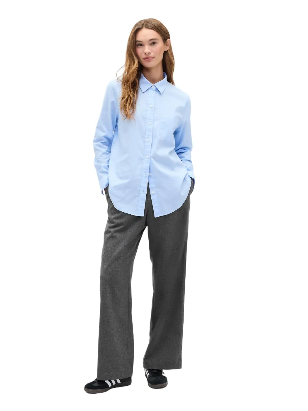 GAP Womens Wide Leg Novelty Pull on Pant