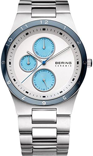 BERING Ceramic Collection Quartz White Men's White Watch with Ceramic Link Band 32339-707