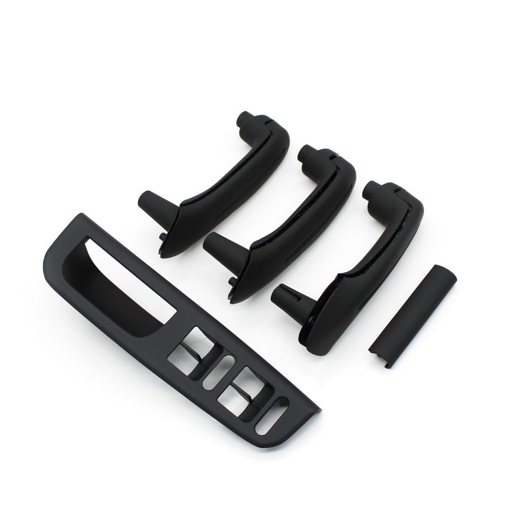 Wijhjet Black 8Pcs For Vw For Bora For Golf 4 Mk4 For Jetta 1999-2004 Rhd Car Interior Front Rear Left Right Door Pull Handle Set Car Interior Door Handle(Black 8Pcs)