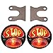 1928-31 Fits Ford Replacement Tail Light Lens w/Stop & Brackets