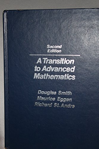 A transition to advanced mathematics 0534057969 Book Cover