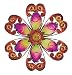 Regal Art & Gift Flower Wall Decor, Purple, 9-Inch